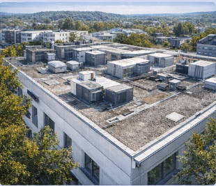 Zustandsdokumentation Industrie-Flachdach
